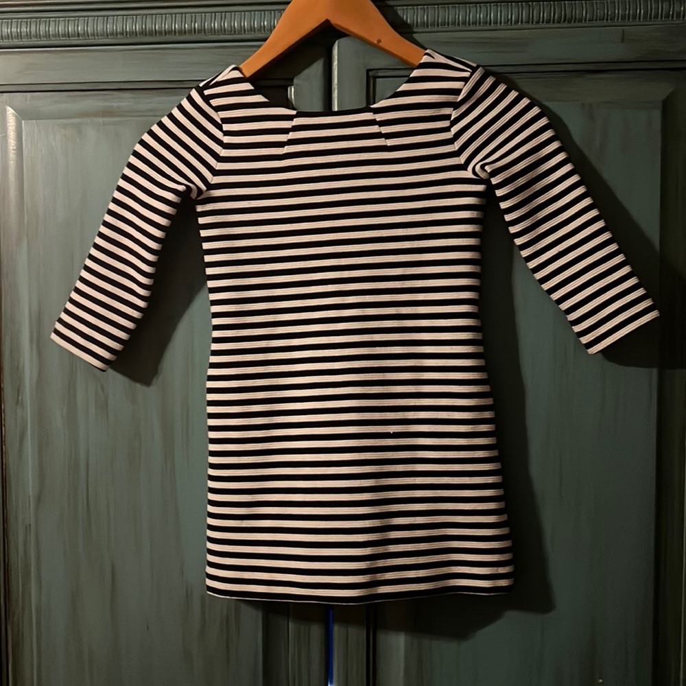 Girls Lilly Pulitzer dress Navy & White stripe